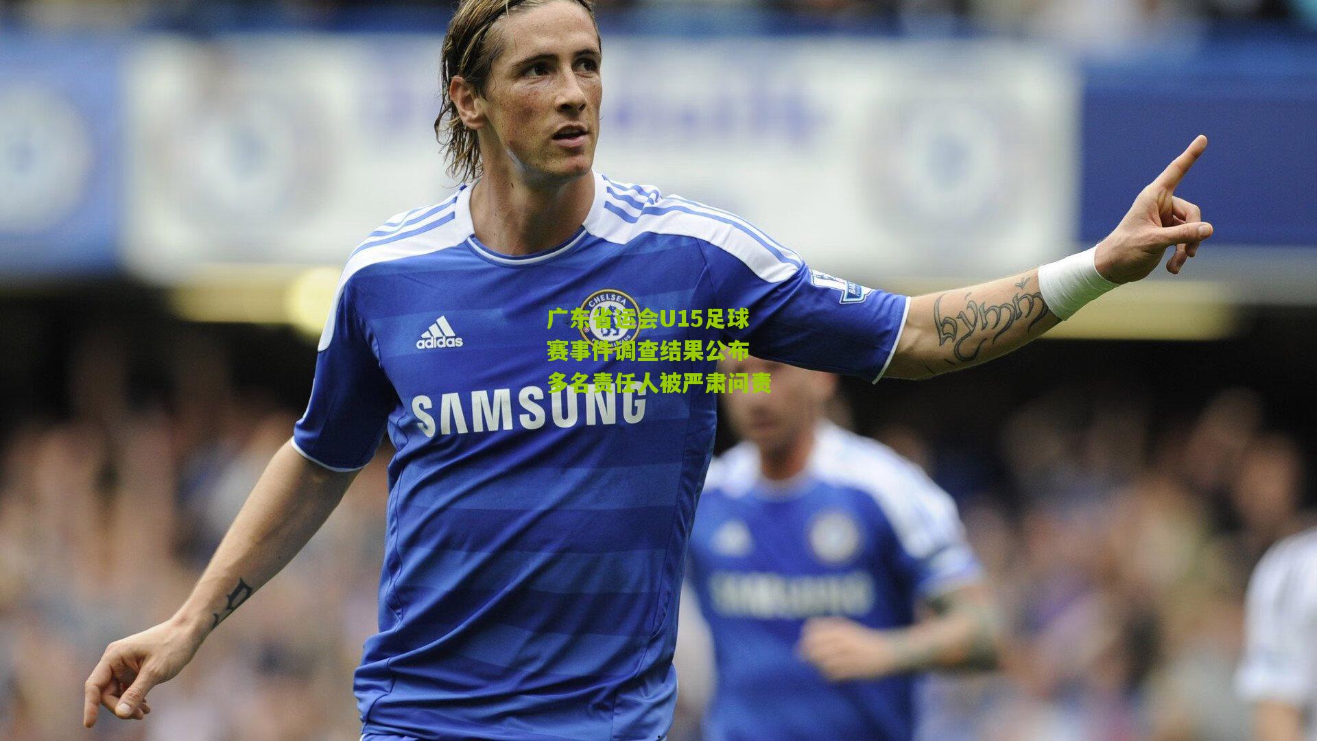 广东省运会U15足球赛事件调查结果公布 多名责任人被严肃问责